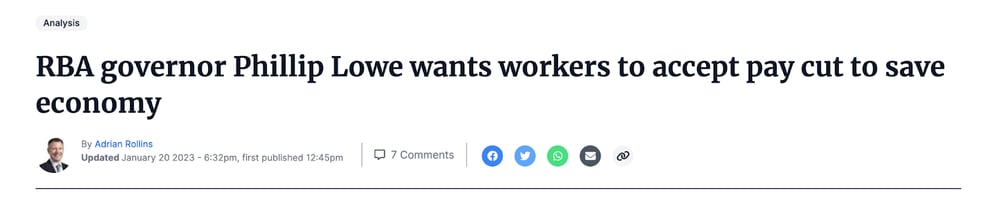 A headline that recently raised eyebrows