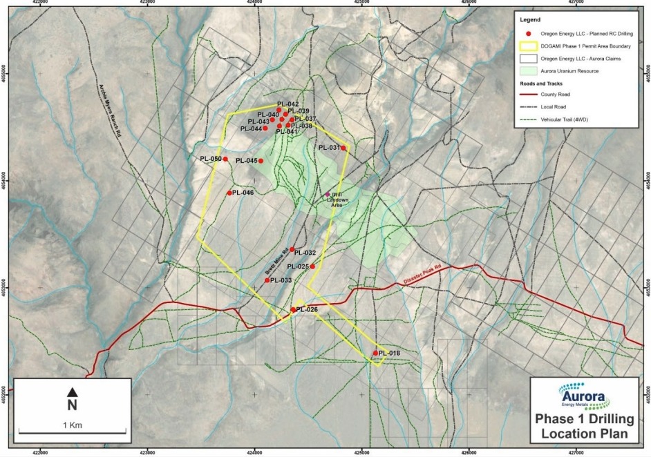 Aurora (1AE) Drilling - Phase 1