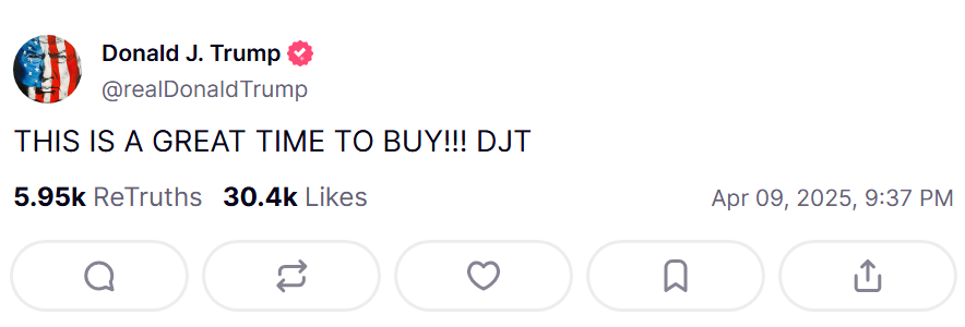 THIS IS A GREAT TIME TO BUY!!! DJT