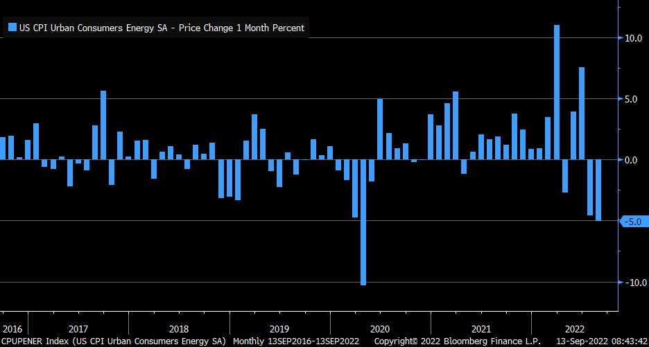 US energy CPI component