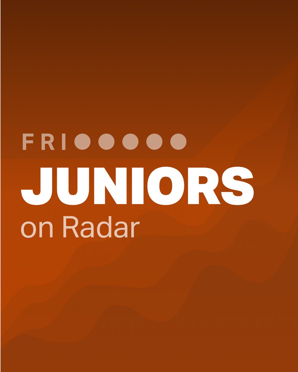 Juniors on Radar: Explorers on the Move Today