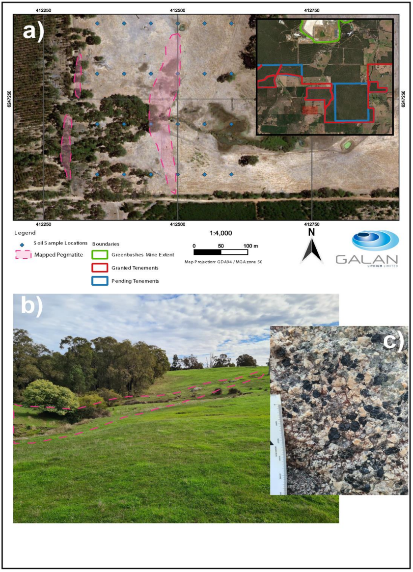 (Source: Galan) A look at the acreage where a key target has been identified. Unusually high rainfall has led to a proliferation of  a proliferation of greenage. 