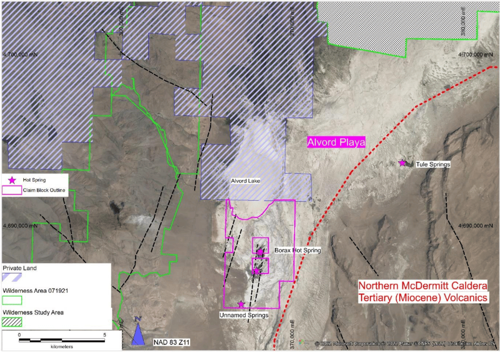 (Source: Reedy Lagoon) A map showing the location of RLC's Alvord Project boundaries 