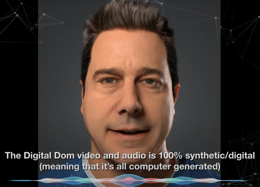 (Source: Crowd Media) a snapshot of one of Crowd's digital avatars 