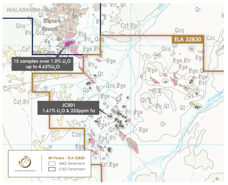 Australasian Metals Mt Peake