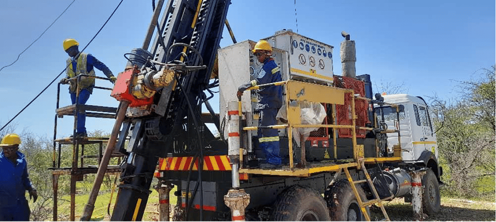 Drilling at Opuwo