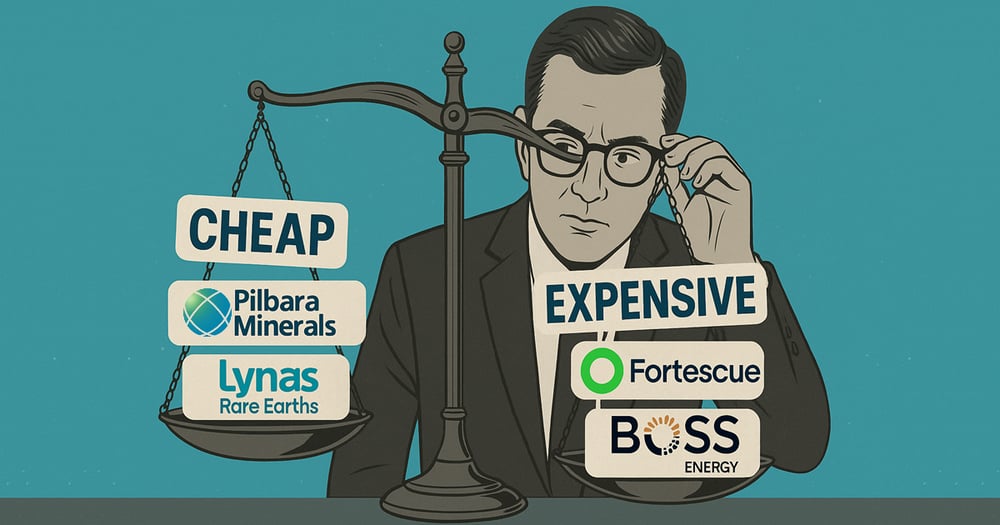 PLS and LYC are overvalued, yet FMG and BOE are cheap… ASX mining stocks valuation insights