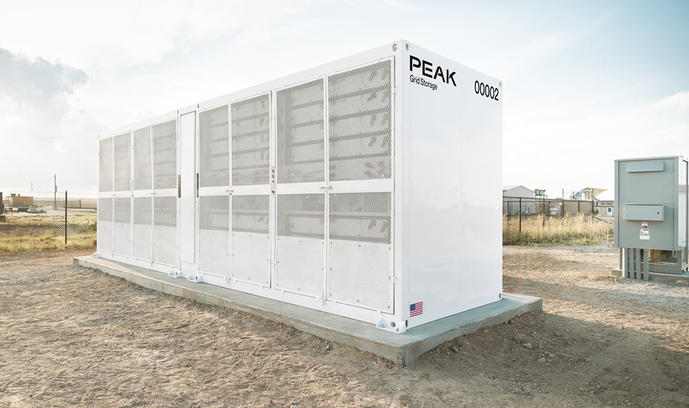 Peak Energy battery storage grid solution