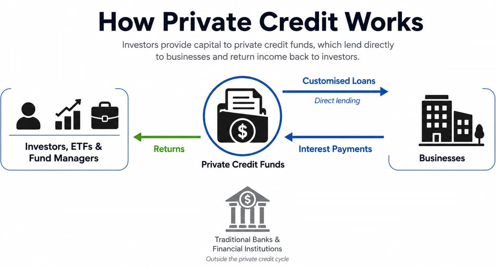 How Private Credit Works Infographic. Source Market Index