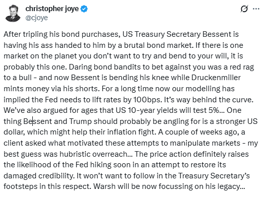 2026-09-11 08 44 52-(1) christopher joye on X After tripling his bond purchases, US Treasury Secre