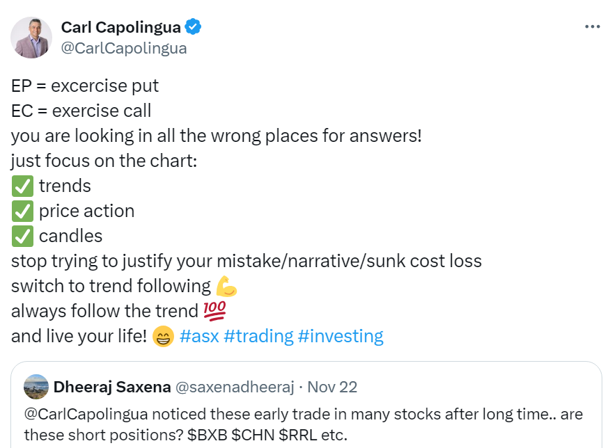 carl capolingua reply