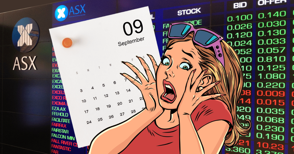 Did the “September Scare” just begin for the Australian share market?
